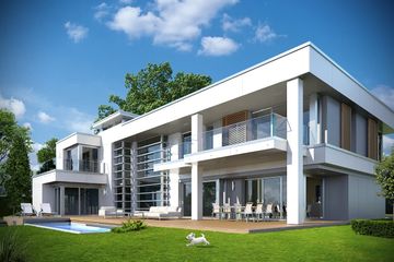  Projekt domu Willa Floryda (WAH1685) - projekt domu z pełnym piętrem - Zdjęcie 5