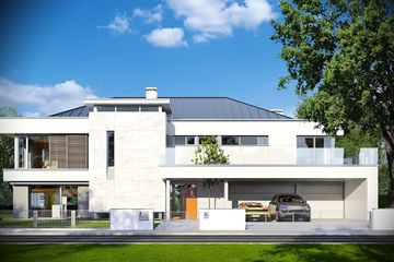  Projekt domu Willa Floryda (WAH1685) - projekt domu z pełnym piętrem - Zdjęcie 8