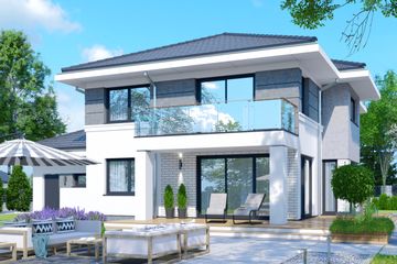  Projekt domu APS 274 (LUA1388) - projekt domu z pełnym piętrem - Zdjęcie 2