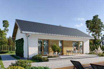  Projekt domu Maluch Bis (1540) (KRD2691) - projekt domu parterowego - Zdjęcie 2