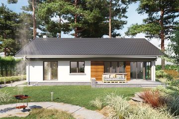  Projekt domu Milan Rex (1544) (KRD2693) - projekt domu parterowego - Zdjęcie 4