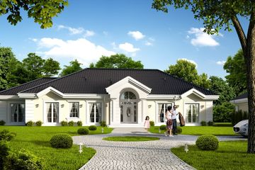  Projekt domu Rezydencja parkowa 4 (WAH1686) - projekt domu parterowego - Zdjęcie 1