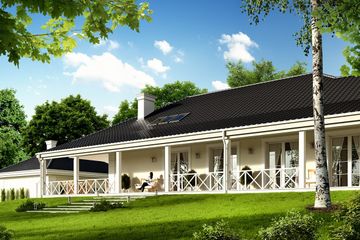  Projekt domu Rezydencja parkowa 4 (WAH1686) - projekt domu parterowego - Zdjęcie 3