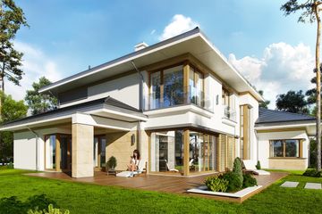  Projekt domu Spokojny zakątek (WAH1687) - projekt domu z pełnym piętrem - Zdjęcie 5