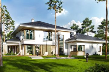  Projekt domu Spokojny zakątek (WAH1687) - projekt domu z pełnym piętrem - Zdjęcie 6