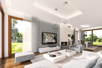  Projekt domu Tytan 3 (WAH1690) - projekt domu z pełnym piętrem - Zdjęcie 3