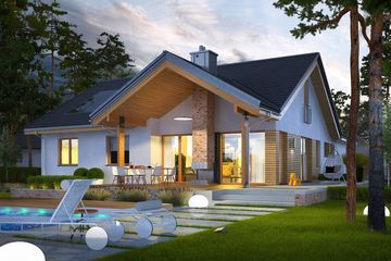  Projekt domu Simon G2 energo plus (WRC2645) - projekt domu parterowego - Zdjęcie 1