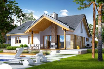  Projekt domu Simon G2 energo plus (WRC2645) - projekt domu parterowego - Zdjęcie 2