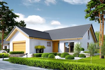  Projekt domu Simon G2 energo plus (WRC2645) - projekt domu parterowego - Zdjęcie 3