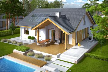  Projekt domu Simon G2 energo plus (WRC2645) - projekt domu parterowego - Zdjęcie 4