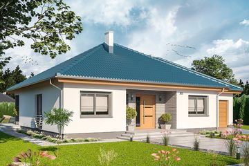  Projekt domu Tryton 2 (WOE1094) - projekt domu parterowego - Zdjęcie 1