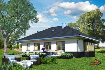  Projekt domu Amadej Piano (1555) (KRD2698) - projekt domu parterowego - Zdjęcie 2