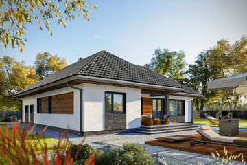  Projekt domu Tymon (1550) (KRD2699) - projekt domu parterowego - Zdjęcie 4