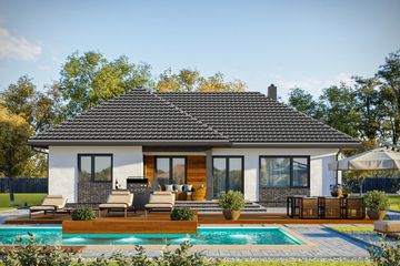  Projekt domu Tymon (1550) (KRD2699) - projekt domu parterowego - Zdjęcie 5