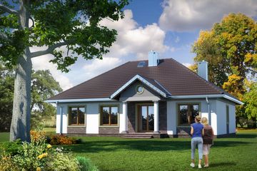  Projekt domu Aleksandria Hera (1551) (KRD2700) - projekt domu parterowego - Zdjęcie 2