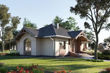  Projekt domu Sonatina (1552) (KRD2701) - projekt domu parterowego - Zdjęcie 1