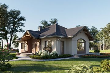  Projekt domu Sonatina (1552) (KRD2701) - projekt domu parterowego - Zdjęcie 3