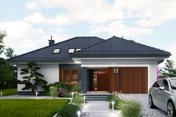  Projekt domu Domidea 2 dN (WAC1020) - projekt domu parterowego - Zdjęcie 13