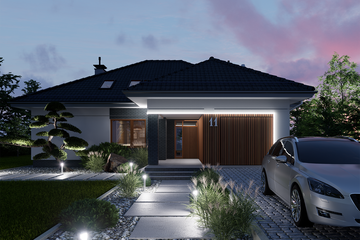  Projekt domu Domidea 2 dN (WAC1020) - projekt domu parterowego - Zdjęcie 12