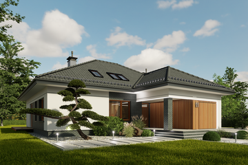  Projekt domu Domidea 2 dN (WAC1020) - projekt domu parterowego - Zdjęcie 11