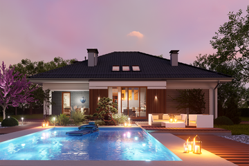  Projekt domu Domidea 2 dN (WAC1020) - projekt domu parterowego - Zdjęcie 8