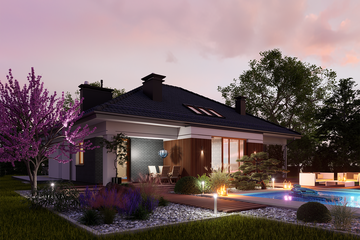  Projekt domu Domidea 2 dN (WAC1020) - projekt domu parterowego - Zdjęcie 7