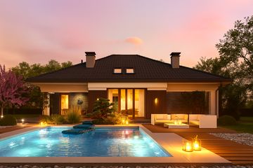  Projekt domu Domidea 2 dN (WAC1020) - projekt domu parterowego - Zdjęcie 5