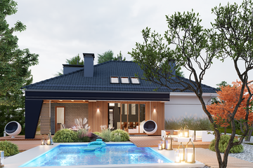  Projekt domu Domidea 2 dNN (WAC1021) - projekt domu parterowego - Zdjęcie 10