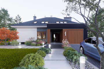  Projekt domu Domidea 2 dNN (WAC1021) - projekt domu parterowego - Zdjęcie 11