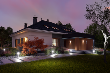  Projekt domu Domidea 2 dNN (WAC1021) - projekt domu parterowego - Zdjęcie 5