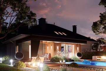  Projekt domu Domidea 2 dNN (WAC1021) - projekt domu parterowego - Zdjęcie 8