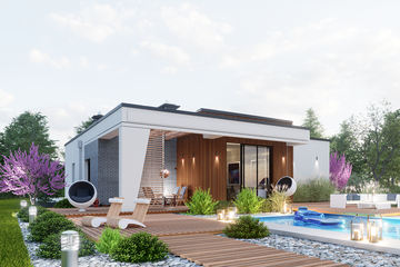  Projekt domu Domidea 2 FN (WAC1022) - projekt domu parterowego - Zdjęcie 10