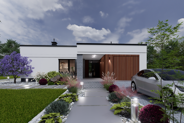  Projekt domu Domidea 2 FN (WAC1022) - projekt domu parterowego - Zdjęcie 11