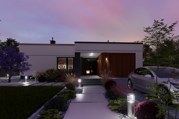  Projekt domu Domidea 2 FN (WAC1022) - projekt domu parterowego - Zdjęcie 5