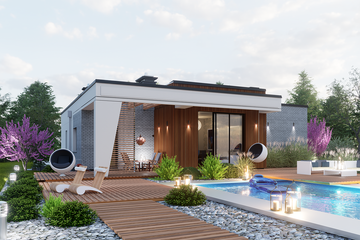  Projekt domu Domidea 2 FN (WAC1022) - projekt domu parterowego - Zdjęcie 12