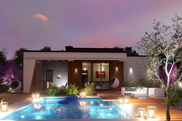  Projekt domu Domidea 2 FN (WAC1022) - projekt domu parterowego - Zdjęcie 8