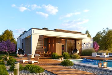  Projekt domu Domidea 2 FN (WAC1022) - projekt domu parterowego - Zdjęcie 4