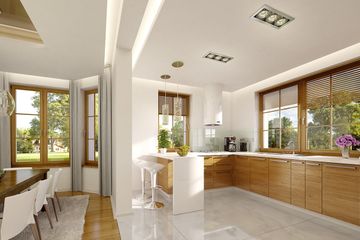  Projekt domu Ofelia 2 (WAH1691) - projekt domu parterowego z poddaszem - Zdjęcie 5