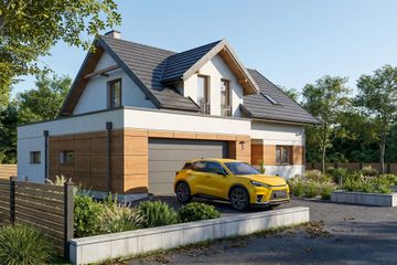  Projekt domu Nobilis I G2 (SLS1068) - projekt domu parterowego z poddaszem - Zdjęcie 4