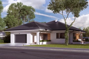  Projekt domu Ariel 4 (BSA2090) - projekt domu parterowego - Zdjęcie 1