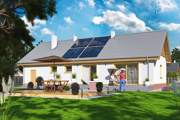  Projekt domu Tamina mała PS 2 (WOE1097) - projekt domu parterowego - Zdjęcie 3