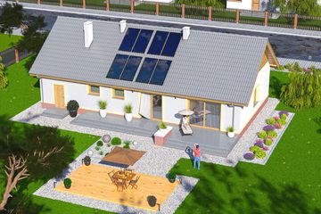  Projekt domu Tamina mała PS 2 (WOE1097) - projekt domu parterowego - Zdjęcie 4