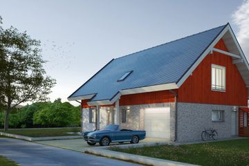  Projekt domu Basis I G1 (SLS1054) - projekt domu parterowego z poddaszem - Zdjęcie 1