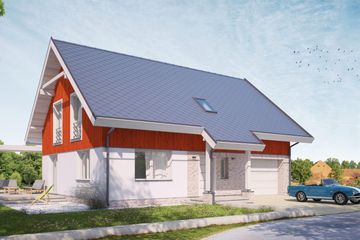  Projekt domu Basis I G1 (SLS1054) - projekt domu parterowego z poddaszem - Zdjęcie 2