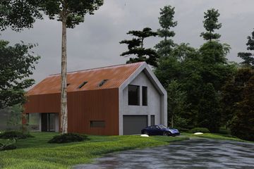  Projekt domu FX-47 (PZB1028) - projekt domu parterowego z poddaszem - Zdjęcie 4