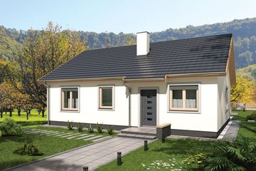  Projekt domu Filip a (WRD2537) - projekt domu parterowego - Zdjęcie 4