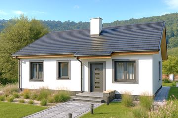  Projekt domu Filip a (WRD2537) - projekt domu parterowego - Zdjęcie 1