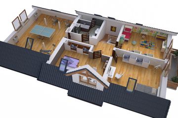  Projekt domu BW-37 wariant 2 z lokalem (JGC1147) - projekt domu parterowego z poddaszem - Zdjęcie 5