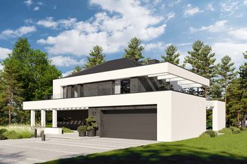  Projekt domu HomeKoncept 37 (KRX1042) - projekt domu z pełnym piętrem - Zdjęcie 3