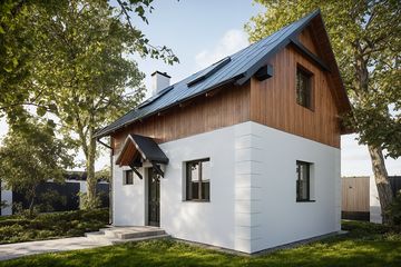  Projekt domu letniskowego G320 - Budynek rekreacji indywidualnej (PRA1344) - projekt domu letniskowego parterowego z poddaszem - Zdjęcie 1